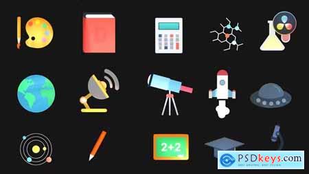 Education and Space Icons 37209575