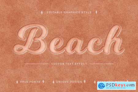 Beach Sand - Editable Text Effect 7167547