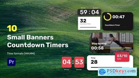 Small Banners Countdown Timers for Premiere Pro 37366511