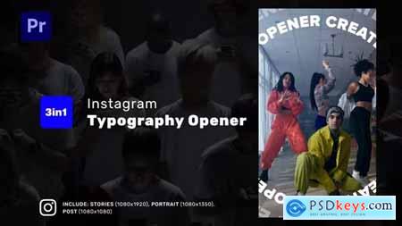 Instagram Typography Opener for Premiere Pro 37383709