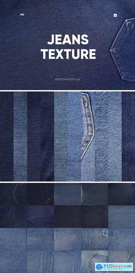 20 Jeans Textures Background