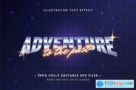Adventure To The Past - Text Effect