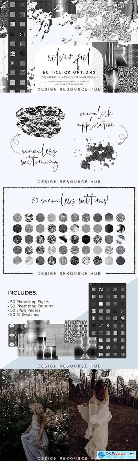 Silver Foil PS Styles Pack 6966099