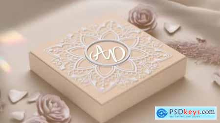3D Wedding Invitation Box 37444242