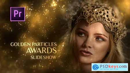 Golden Particles Awards Slideshow Premiere Pro 37419008
