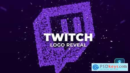 Twitch Particles Logo Reveal 37329461