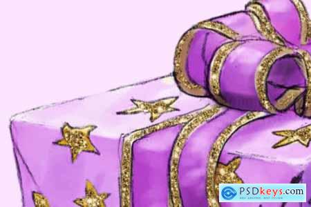Presents Clipart, Holiday Clipart