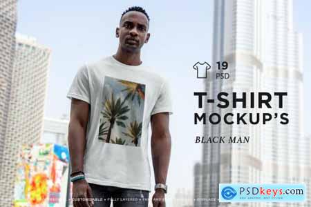 T-Shirt MockUp African Men 7065019