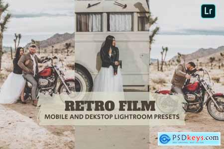 Retro Film Lightroom Presets Dekstop and Mobile