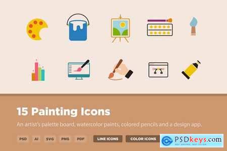 15 Painting Icons