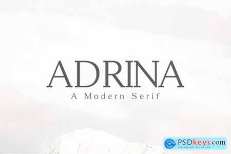 Adrina Modern Serif Font Family 3986997
