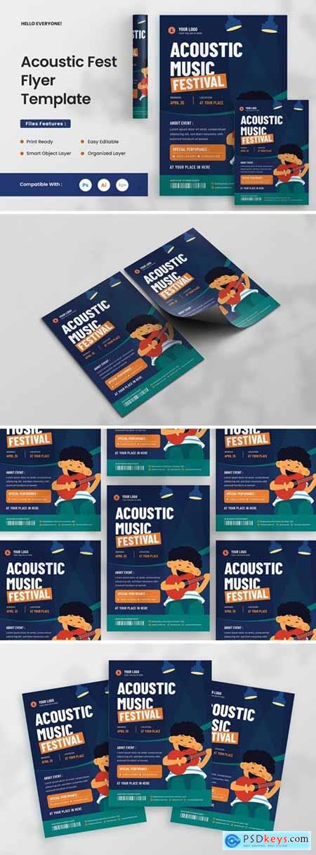 Acoustic Music Festival Flyer