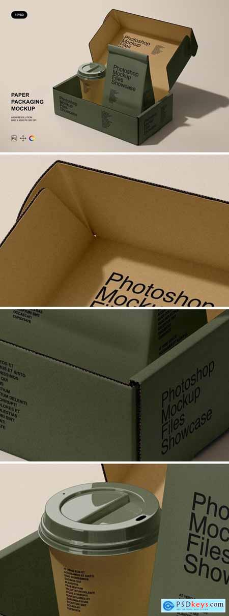 Paper Packaging Mockup 6H74U4L