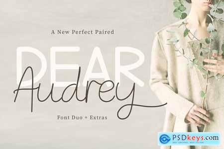 Dear Audrey - Font Duo 3970432
