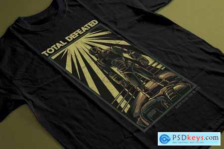 Total Defeated T-Shirt Design