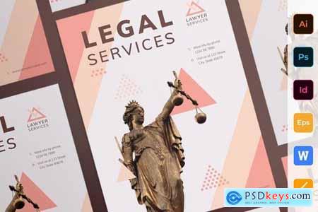 Legal Services Poster Flyer Business Card Brochure Bifold Trifold