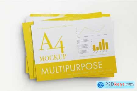 Multipurpose A4 Paper Mockups