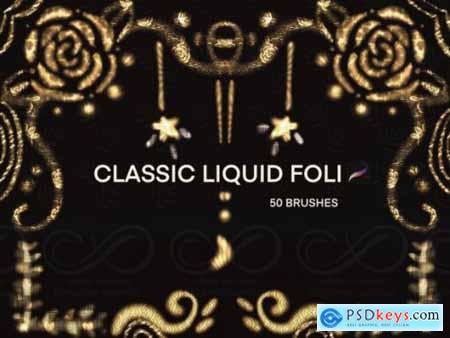 50 Procreate Liquid Foil