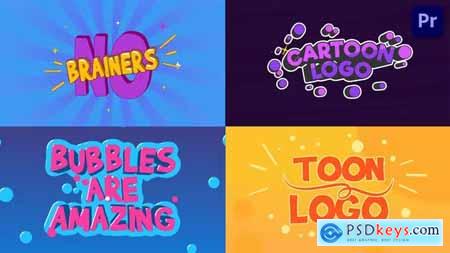Cartoon Logo Text animations [Premiere Pro] 37639834