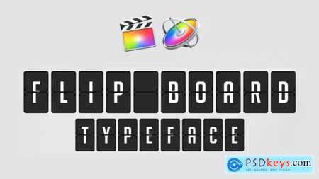 Flip Board Animated Typeface for FCPX and Apple Motion 5 37565511