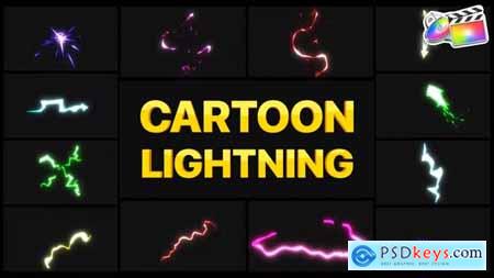Cartoon Lightning Elements FCPX 37649760