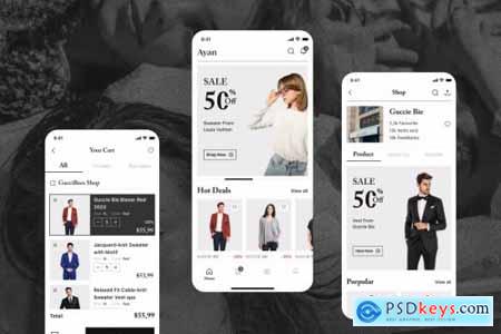 Ayan - Fashion E-commerce App Design Template