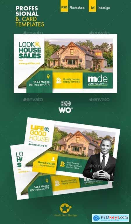Real Estate Business Card Templates 37317677