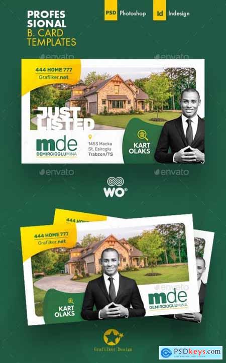 Real Estate Business Card Templates 37368862