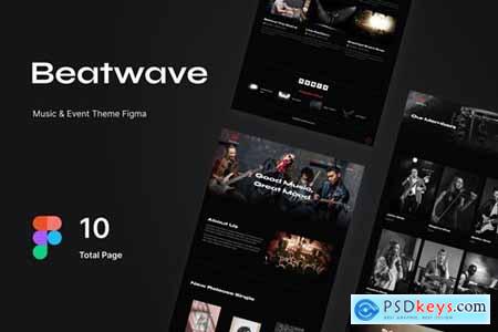 BeatWave- Music & Event Theme Figma