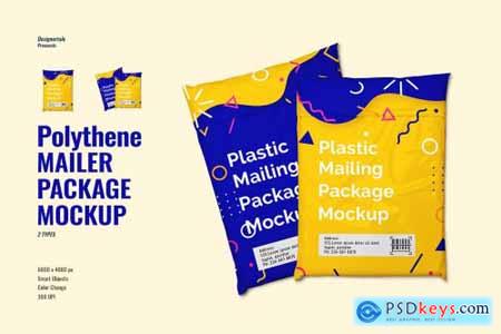 Polyethylene Mailer Package Mockup 7185637