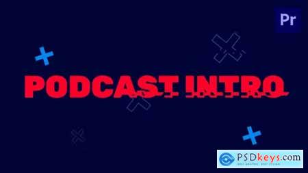Text Intro Typography Podcast Mogrt 37648037