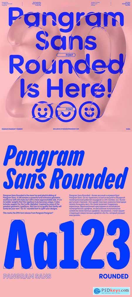 Pangram Sans Rounded - Font