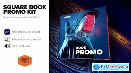 Square Book Social Media Promo Kit 37764167