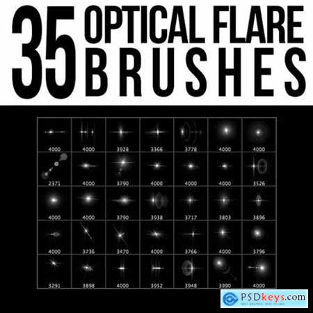 35 Optical Flare Brushes 5553256