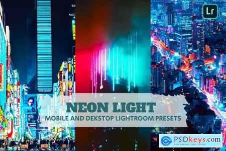 Neon Light Lightroom Presets Dekstop and Mobile