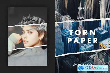 Torn Paper Effect for Posters 7214359