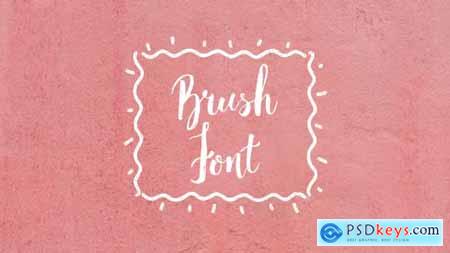 Brush Font 20053787