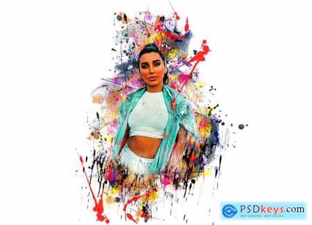 Artistic Vector Paint PS Action 7219929