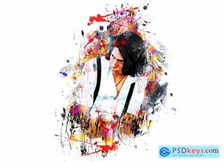 Artistic Vector Paint PS Action 7219929