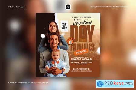 Happy International Family Day Flyer RWKK36C