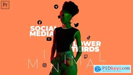 Minimal Social Media Lower Thirds 37764214