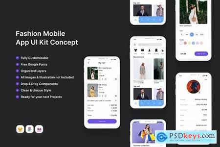 KCNice - Fashion App Concept Template