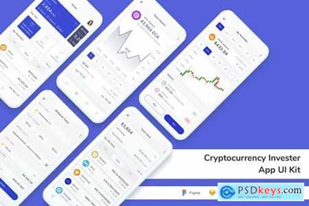 Cryptocurrency Invester App UI Kit