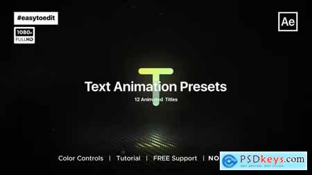Essential Text Animation Presets 37955735