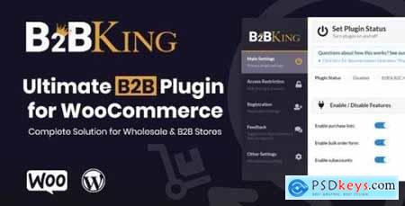 B2BKing v4.1.83 - The Ultimate WooCommerce B2B & Wholesale Plugin - 26689576