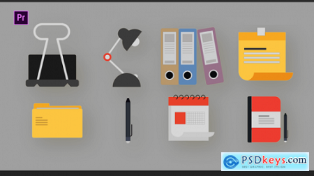 Office Elements Icons 38007836