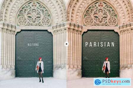 Parisian City Portrait Action & LUT 6780705