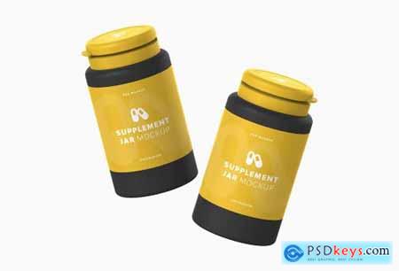 Supplement Jar Mockup