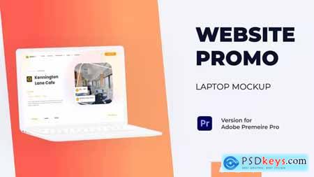 Colorful Website Promo Laptop Mockup 37867186