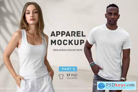 Isolated Apparel MockUps Collection Part 5